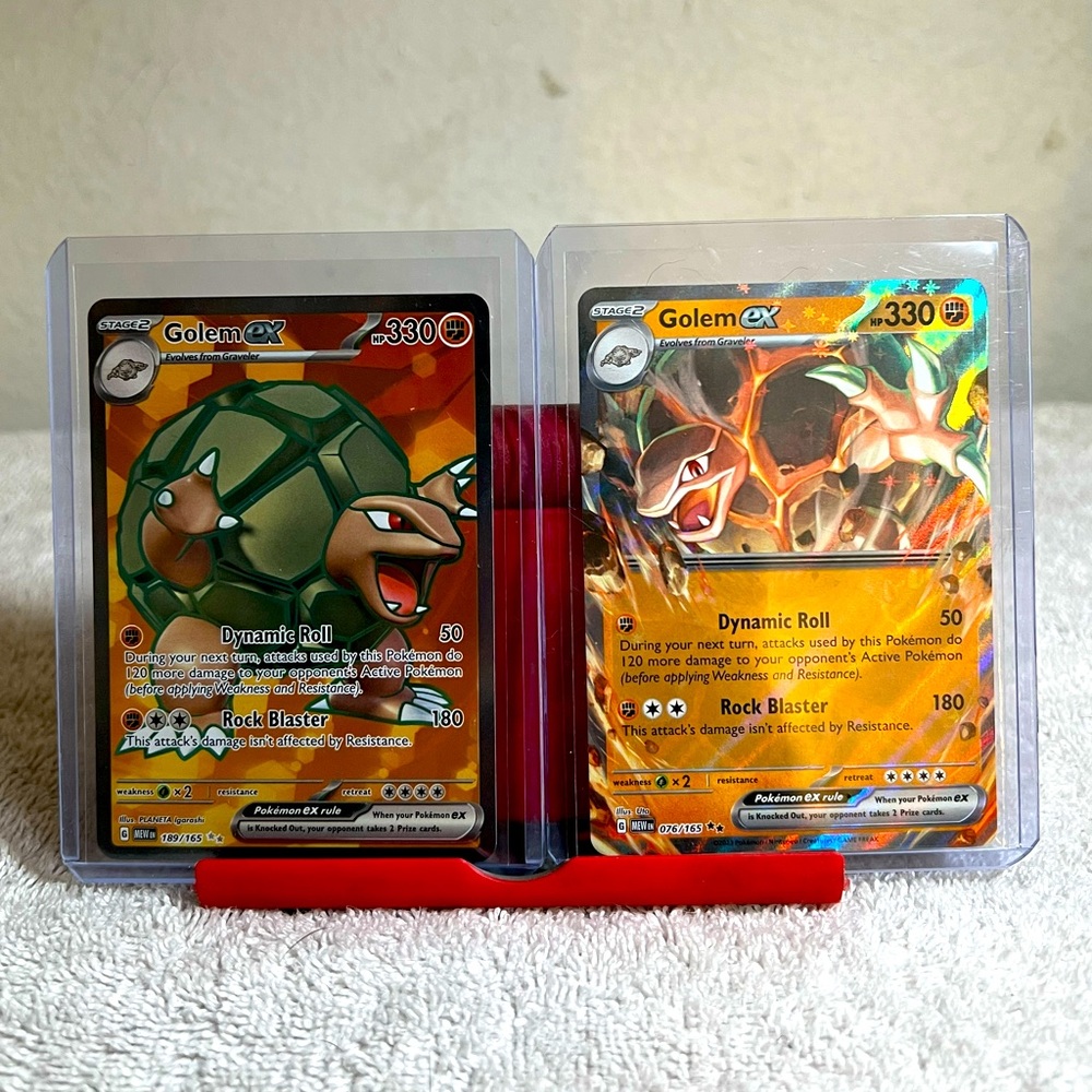 Pokemon Great Tusk Ex/Golem Ex Bundle Pack